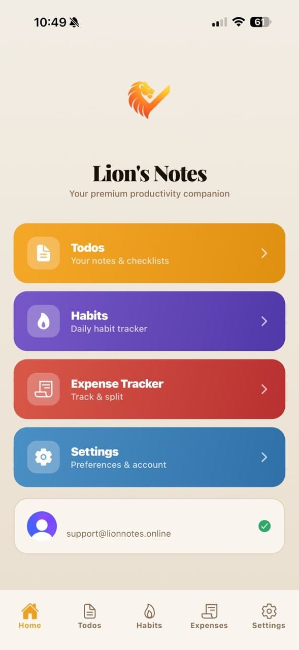 Lion's Notes